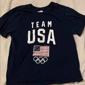 Old Navy Navy Blue Team USA Tee Olympics Milan Cortina